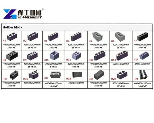 YG automatic fly ash brick machine hollow block