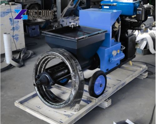 cement plaster spray machine