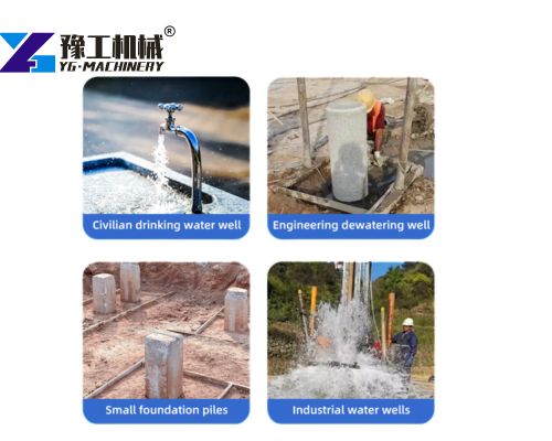 crawler water well drilling rigs for multiple uses