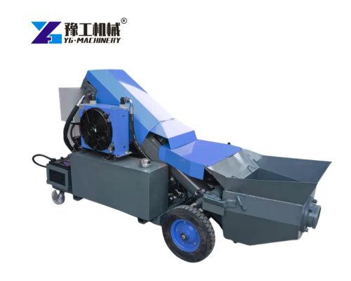 diesel cement mortar spray machine