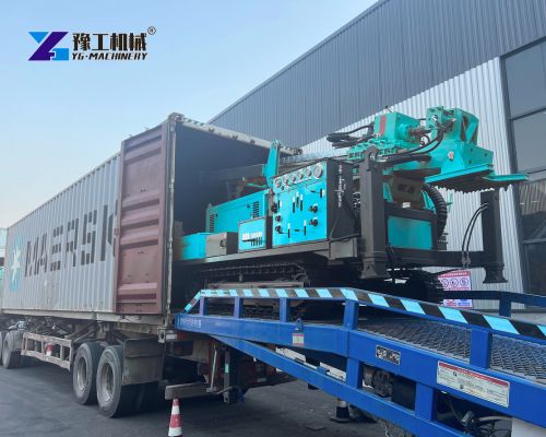 hydraulic core drilling rig delivery to Myanmar customer
