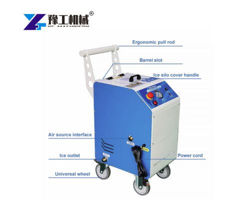 portable small dry ice blaster with compact design