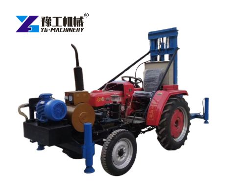 trailer mounted water well drilling