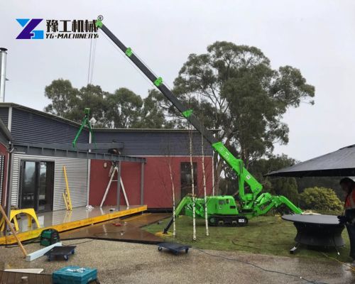 8t spider crane completes Australian residential lifting 8t spider crane completes Australian residential lifting