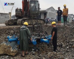 concrete pile crusher