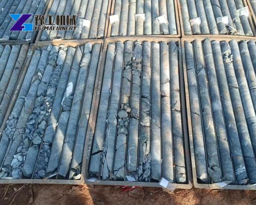 crawler drills thin-wall diamond wireline coring samples