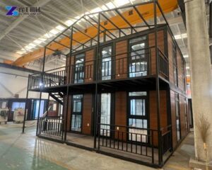 double story container house