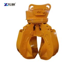 excavator orange peel grapple