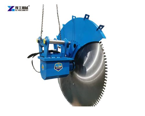 excavator rock saw attachment