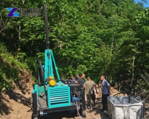hydraulic core drilling rig exported to Myanmar