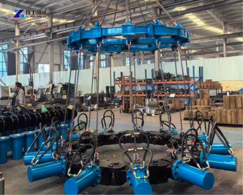 hydraulic hammer piling machine