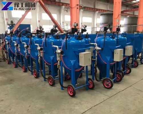 portable sand blaster machine sold to Mexico