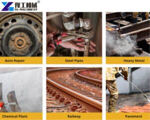 portable sandblasting equipment application