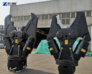 scrap metal shear for excavator