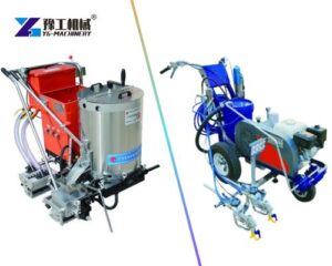 thermoplastic vs cold paint road marking machines