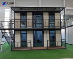 two storey container home