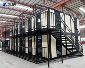 two storey container house