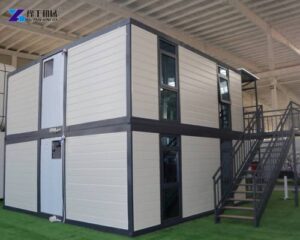 two story shipping container house