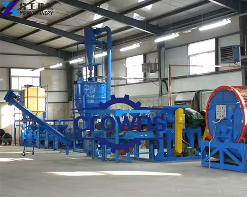 waste tyre recycling machine price