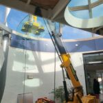 Spider Crawler Crane 5t spider crane Singapore for glass facade installations