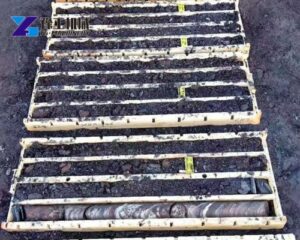NQ core drilling rig coring samples