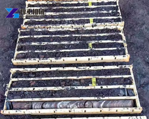NQ core drilling rig coring samples