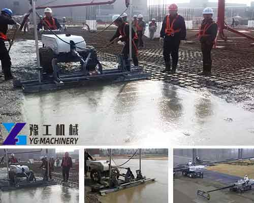 application of YG laser paving machine