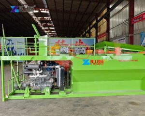 hydraulic hydroseeding machine