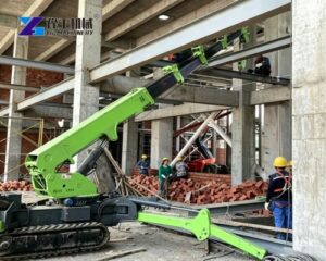 mini spider crane urban construction Singapore