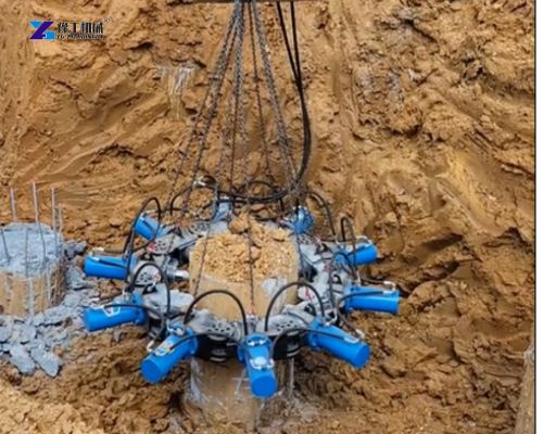 pile head breaking machine