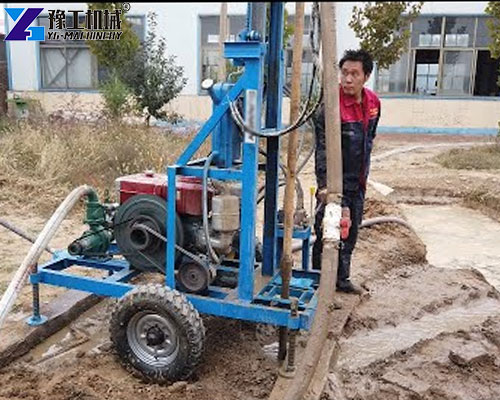 portable water drilling machine