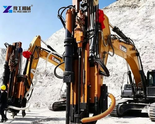 rock drill and splitter for open-pit mines & quarries