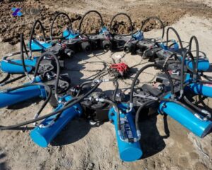 round hydraulic pile breaker