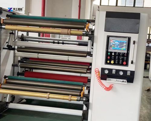 stretch film slitting machine