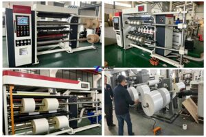 thermal paper roll slitting machine
