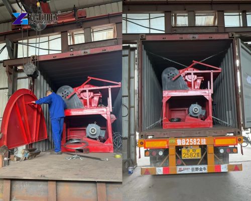 tire shredding machine shipment