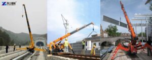 tracked mini crane for construction applications