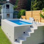 20 foot above ground shipping container pools