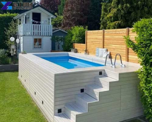 20 foot above ground shipping container pools