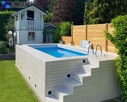 20 foot above ground shipping container pools