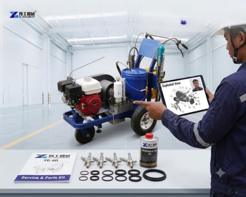 Malaysia cold paints line stripe spare parts