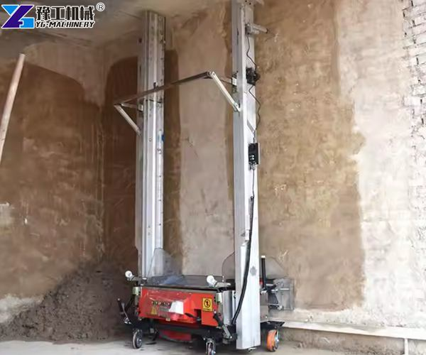 automatic wall plaster machine