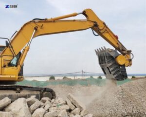 bucket rock crusher