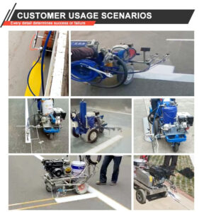 cold paint road marking machine usage scenarios