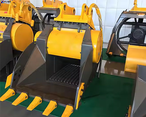 concrete crusher bucket