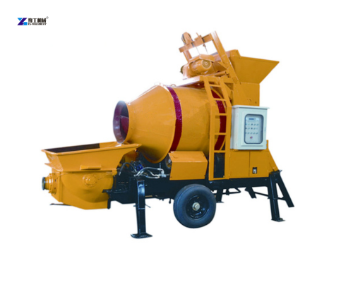 concrete mixer pump machine