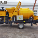 concrete mixer with pump machine for sale