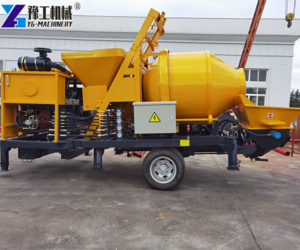 concrete mixer with pump machine for sale
