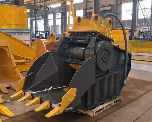 crusher for excavator