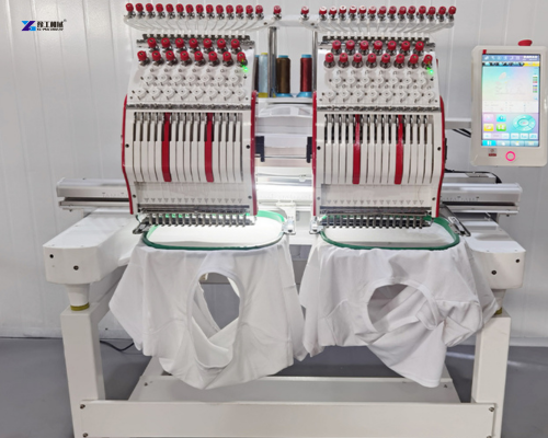 double head embroidery machine